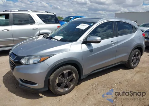 2018 Honda Hr-V Ex-L z USA, uszkodzony, nr VIN 3CZRU6H77JM709663
